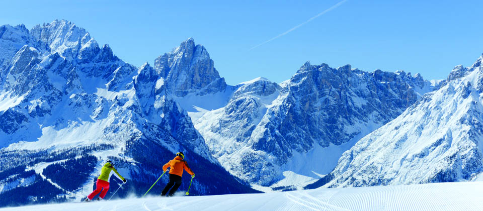 Lust auf Italien, Reisen, Südtirol, Sextner Dolomiten, Winter, Skifahren