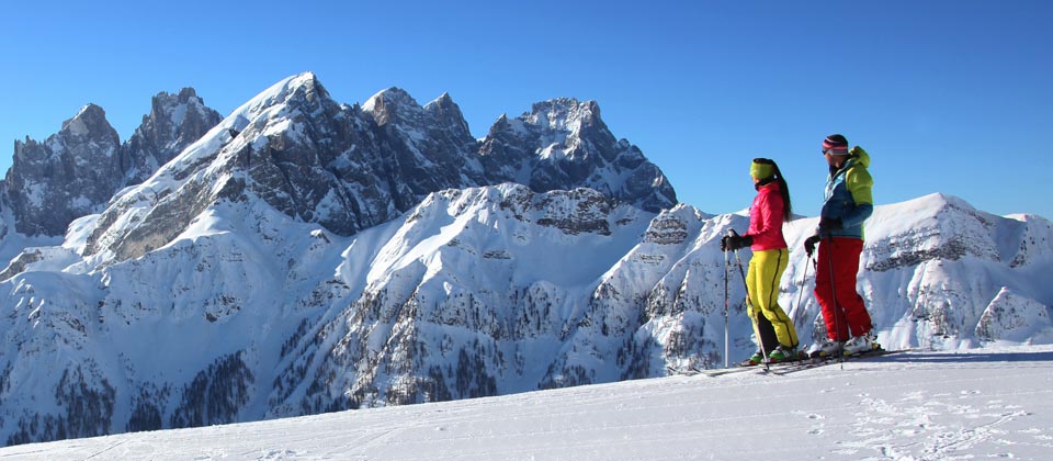 Lust auf Italien, Reisen, Trentino, Ski Area San Pellegrino, Winter