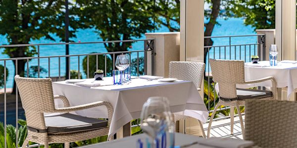 Gardasee - Hotel Villa Rosa - Restaurant Terrasse