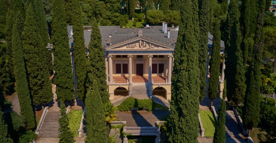 Die Villa Alba in Gardone Riviera dient heute als Kulturzentrum.