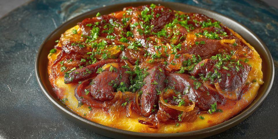 Zarte Kalbsleber, langsam mit Zwiebeln geschmort – Fegato alla veneziana vereint Einfachheit, Aroma und venezianische Tradition.