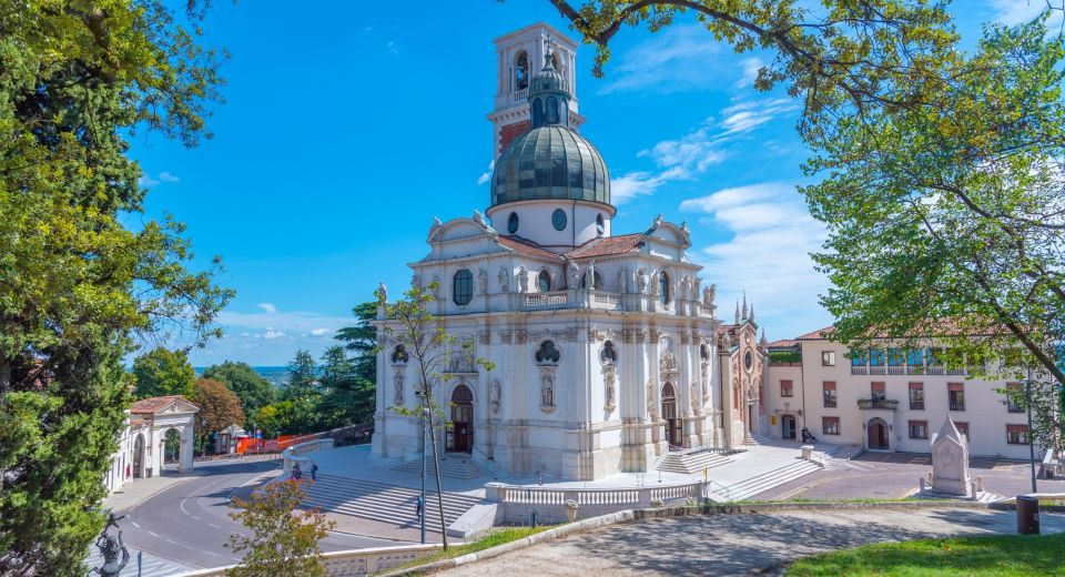 Die Santuario di Monte Berico entstand 1428 nach einer Marienerscheinung während der Pest als Zeichen des Glaubens und der Hoffnung.