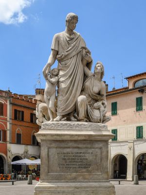 Das Monumento a Leopoldo II ehrt den „guten Großherzog“ und steht als Symbol für die historische Entwicklung und Modernisierung der Maremma.