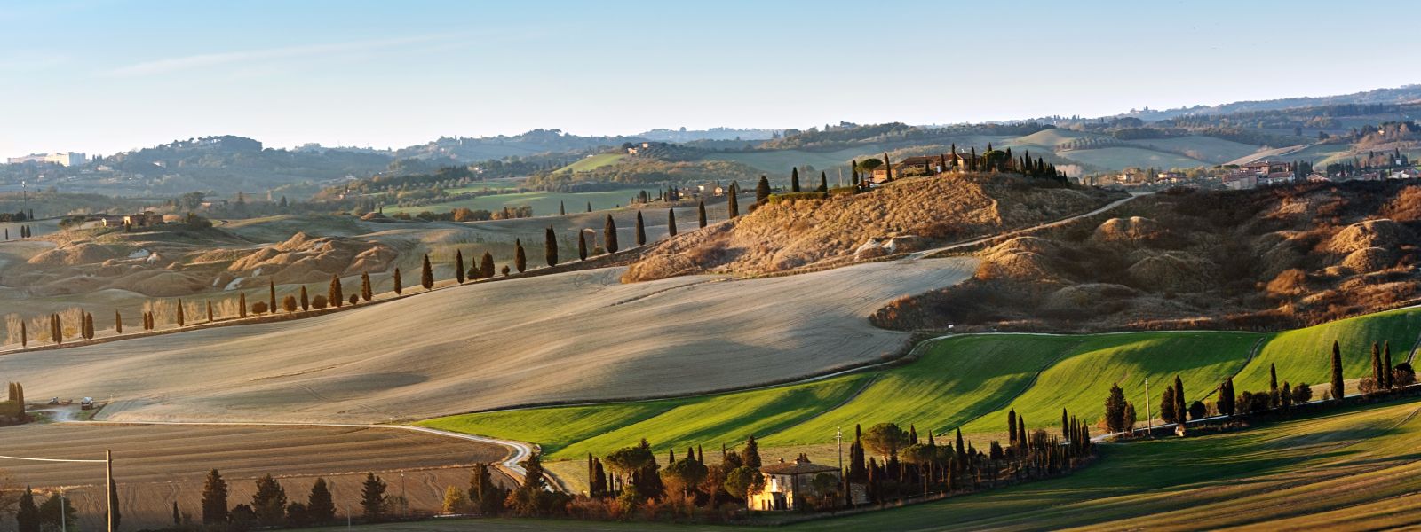 Die Geographie der Toskana ist durch eine außergewöhnliche Vielfalt geprägt – sie umfasst Küsten, Berge und weite Hügel.