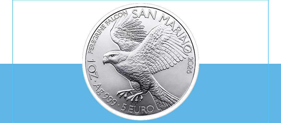 Mit einem der eindrucksvollsten Greifvögel Europas eröffnet San Marino sein numismatisches Programm für das Jahr 2026.