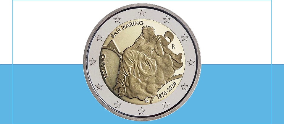 San Marino Tiziano 2 Euro Münze_Beitragsbild