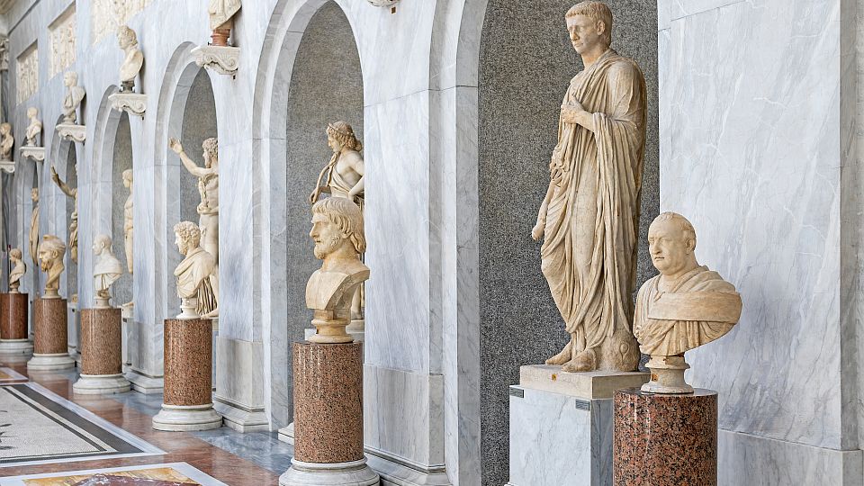 Das Museo Chiaramonti gehört mit seinen zahlreichen antiken Kunstwerken zu den großen Schätzen des Vatikans.